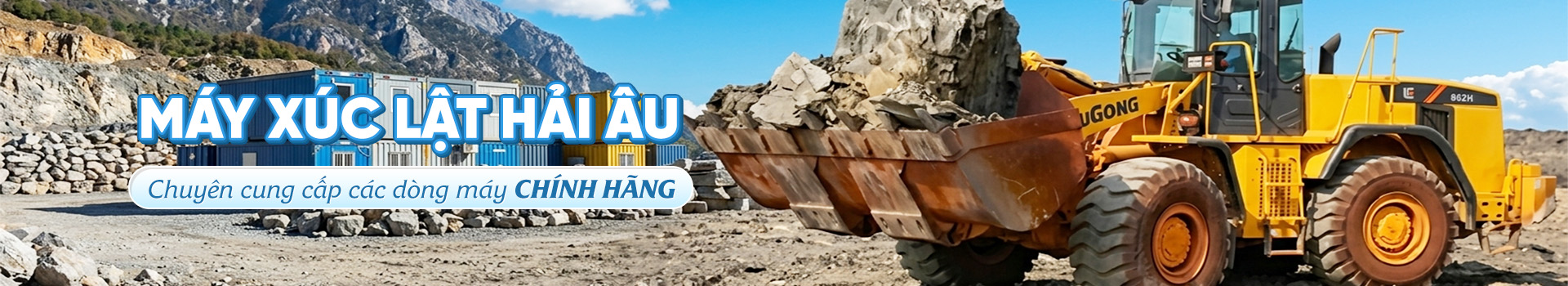 XE MÁY XÚC LẬT ĐIỆN
